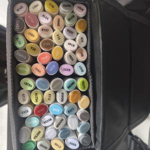 Ensemble de stylos <span class=keywords><strong>à</strong></span> double brosse professionnels de marque personnalisée, marqueurs de couleur de 300 couleurs avec sac de transport, <span class=keywords><strong>feutre</strong></span> <span class=keywords><strong>à</strong></span> <span class=keywords><strong>alcool</strong></span>, emballage en vrac - Product Image 4