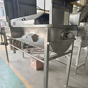 Équipement d'échaudage automatique des pattes de poulet halal Zhenbang Industrial, machine de traitement des pieds de volaille 380V, capacité personnalisée pour - Product Image 1