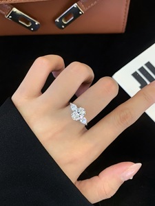 Anillos de Tres Piedras de Diamante de Corte Ovalado de Platino Pt950 de Lujo, 1.54ct, con Certificado NGTC, para Compromiso, Boda y Regalo - Product Image 5