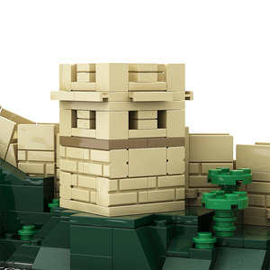 중국의 만리장성을 MOC-29645 GoldMoc 확장 어린이 교육 DIY 유명한 건물 조립 벽돌 장난감 - Product Image 3
