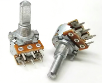 Potentiomètre de volume audio de qualité supérieure Japan ALPS RK163, double A20K A50K A100K