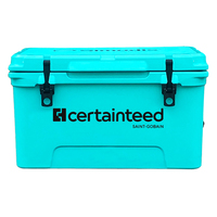 Glacière isotherme personnalisée moderne et réutilisable en PE rotomoulé 65QT, écologique, étanche, avec logo personnalisé, durable, pour aliments et canettes