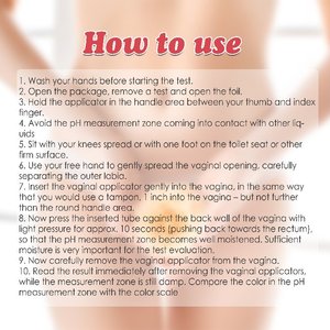 Bandelettes de test de <span class=keywords><strong>pH</strong></span> féminin de haute qualité pour usage domestique, faciles à utiliser, certifiées ISO CE, 100 bandelettes/boîte. - Product Image 3