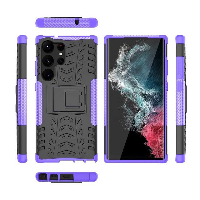 S23 Ultra Custom Case Tpu Hybrid Phone Kickstand For Samsung Galaxy S23 Plus S20