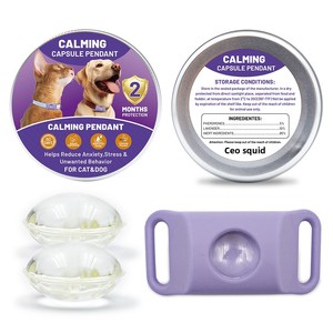 Collier apaisant en <span class=keywords><strong>gel</strong></span> de silicone anti-stress pour chats et chiens, le plus vendu, soulage les émotions des animaux de compagnie - Product Image 5