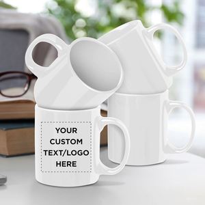 Mug à café en céramique personnalisé, tasses personnalisées avec nom et logo, tasse à thé pour les voyages, passe au micro-ondes et au lave-vaisselle, cadeaux au design unique - Product Image 1