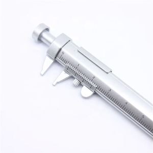 Multifunctional Luxury Metal <b>Ballpoint</b> <b>Pen</b> with Logo Vernier Caliper 1.0mm Writing Width Multi-Colored Ink-for Gifts Home Use - Product Image 5