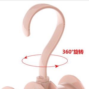 Guo Lin Colgador Multifuncional para Bufandas, Lazos y Bolsos, Gancho Giratorio Reforzado, Organizador de Armario, Estilo Minimalista, Colores Nórdicos - Product Image 4