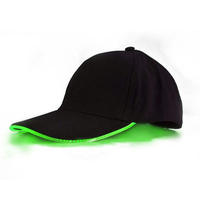 Cappello LED Luminoso Lampeggiante, Berretto da Baseball, Cappello da Camionista, Cappello Luminoso per Performance Hip-Hop, Festa del Papà, Halloween, Natale