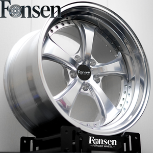 Rines Cóncavos de Aleación Forjada Cromada Pulida de Alto Rendimiento de <span class=keywords><strong>2</strong></span> Piezas para BMW, <span class=keywords><strong>Mercedes</strong></span>, Audi, Porsche, Tesla - Product Image 2