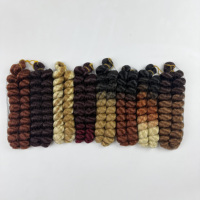 Ekstensi Rambut Kepang Crochet Italia Keriting Panjang 24 Inci, Model Spiral, Ombre, French Curly, Italy Curl, Populer