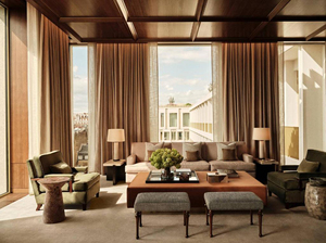 ชุดเฟอร์นิเจอร์ห้องนอนโรงแรมหรูทันสมัย ชุดเฟอร์นิเจอร์ห้องพักแบบกำหนดเองระดับ 5 ดาว เตียงคิงไซส์และเฟอร์นิเจอร์ห้องนั่งเล่นสำห<span class=keywords><strong>รับ</strong></span>โครงการ - Product Image 4