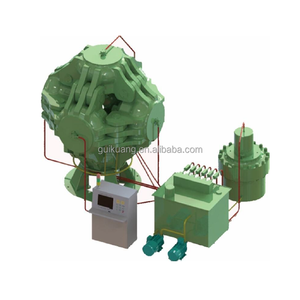 Presse hydraulique triaxiale cubique d'occasion à vendre, utilisée pour les diamants de laboratoire, les scies à fil diamanté, les <span class=keywords><strong>TBM</strong></span>, les PCNB et les forets coniques PDC - Product Image 1
