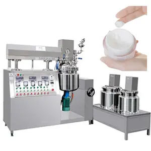 Vacuum homogeneous cosmetic paint mixing industrial small hotel soap making mixer machine