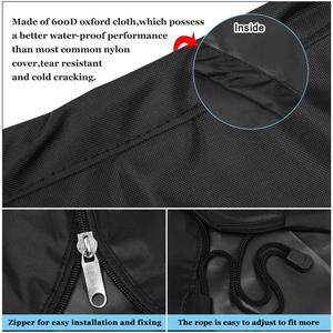 ผ้าคลุมด้านข้างเรือ/ผ้าคลุมเครื่องยนต์ สีดำ ผลิตจากผ้า Oxford 600D เกรดสำหรับงานทางทะเล  ใช้แล้ว - Product Image 5