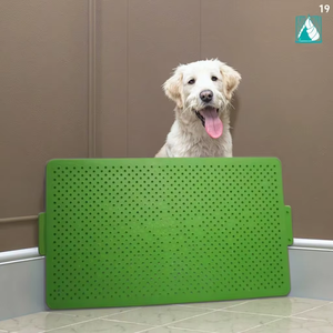 चीनी कारखाने पिल्ले और छोटे पालतू जानवरों के लिए कृत्रिम घास बाथरूम चटाई-पोर्टेबल पोटी ट्रेनर पालतू कुत्ते पिल्ला - Product Image 6