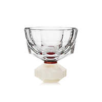 Bol en cristal transparent Hitop Madison au design moderne, pour fruits secs, gâteaux, desserts, décoration de table dans le salon ou la cuisine