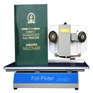 Digital gold foil printing machine hot foil stamping machine foil printer for wedding invitation card