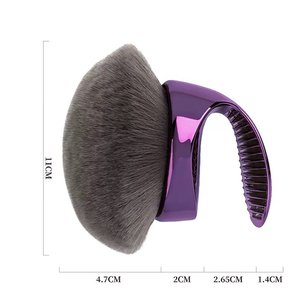 Best-seller Pinceau pour timbre à poudre libre à tête de champignon végétalien pour visage et corps Pinceau multifonctionnel pour poudre de cou - Product Image 6