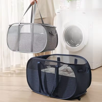 Panier à linge portable pliable Panier à linge en tissu Oxford Panier à linge ménager pliable Organisateur