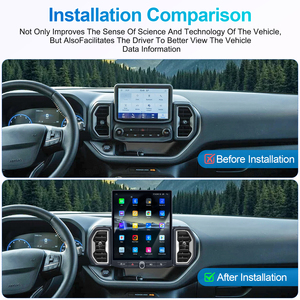 Navihua Nouveau Lecteur DVD Multimédia Android 12 pouces pour Voiture, Autoradio, Moniteur, Carplay, Navigation pour Ford Bronco Sport 2021-2025 - Product Image 3