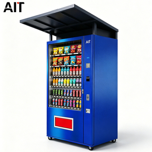 Distributeur automatique commercial AIT pour l'extérieur, station de vente de snacks et de boissons avec auvent pour station de recharge de véhicules électriques et station-service - Product Image 5