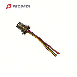 Code Connecteur M12 à montage arrière à 8 broches avec fils pour utilisation automobile - Product Image 4