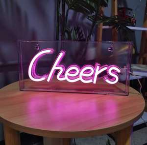 USB/caja <span class=keywords><strong>de</strong></span> luz <span class=keywords><strong>de</strong></span> escritorio LED 3D con pilas blanco cálido (3500K) interior boda Bar fiesta Club decoración neón noche signo para - Product Image 3