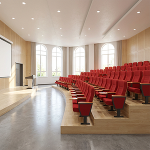 Chaises de salle de cinéma à cinq rangées, chaises d'auditorium, sedie <span class=keywords><strong>cinema</strong></span>, butaca de cine, sièges de cinéma, poltrona de <span class=keywords><strong>cinema</strong></span>, chaise de théâtre - Product Image 5