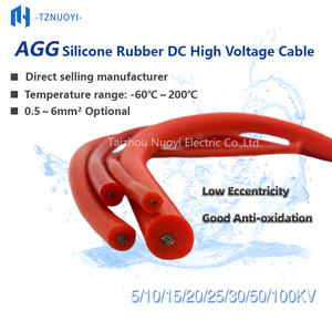 Câble flexible haute tension DC AGG 5KV/10KV/15KV/20KV/25KV/30KV, câble en caoutchouc silicone <span class=keywords><strong>JGG</strong></span> résistant à la température, câble de moteur - Product Image 2