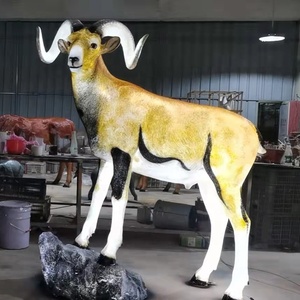 New Simulation <strong>Life</strong> <strong>Size</strong> Fiberglass <strong>Tiger</strong> Luminous Plug-in Outdoor Electrified Glowing Resin <strong>Animal</strong> <strong>Statue</strong> Garden Decoration - Product Image 5