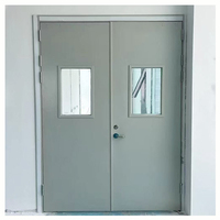 Portes en acier ignifuges avec barre anti-panique pour sortie de secours