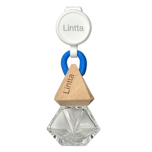 Diffuseur de parfum pour voiture en verre vide, pendentif pour rétroviseur, désodorisant, design élégant, vente en gros, Longlong - Product Image 1