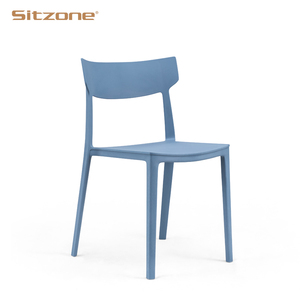 Restaurant Plastic Chairs Modern Design PP Plastic Stacking Silla Cadeira Sedia Stackable Dining Chairs for Sale