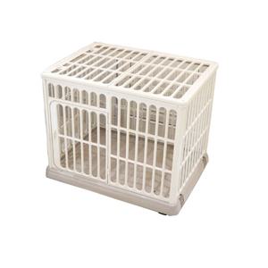 Mobile Dog Crate Plastic Dog Cage with Wheels Double Door Entry for Small Pets Pet <b>Houses</b> Dogs <b>Cat</b> <b>Indoor</b> Luxury Kennels - Product Image 5