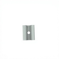 Supports de montage de panneaux solaires en aluminium, pince intermédiaire pour le montage de modules solaires