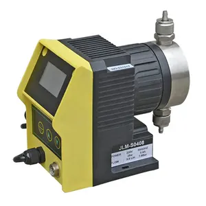 Bomba dosificadora de químicos con pantalla digital, solenoide, floculante, PAC, transferencia de PVC, JLM-S0110