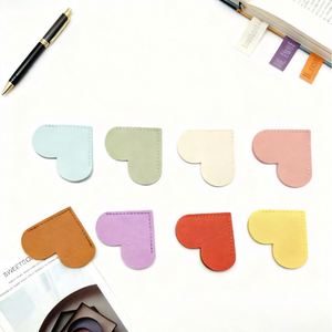 Quick Shipping Ideal Wedding Favor Hot Sale Laser Engraved Leather <b>Bookmark</b> Customized PU Leather Page Marker - Product Image 1