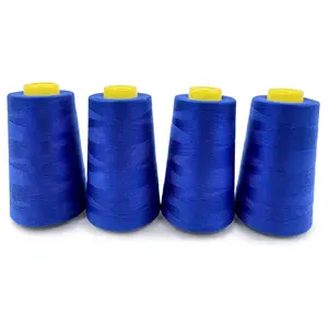 High speed soft texture polyester wholesale down jacket sewing thread polyester sewing machine thread
