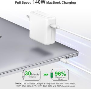 Adaptateur secteur de remplacement 120W PD 3.0 OTP pour ordinateur portable <span class=keywords><strong>MacBook</strong></span> <span class=keywords><strong>Pro</strong></span> <span class=keywords><strong>Air</strong></span> - Product Image 3