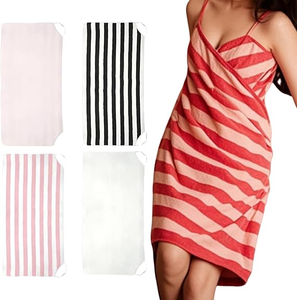<span class=keywords><strong>Toalla</strong></span> de baño o Playa súper suave y absorbente Falda sin espalda sexy con envoltura de <span class=keywords><strong>tirantes</strong></span> Vestido de color sólido de poliéster grueso - Product Image 1