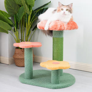 PetLead PLJN23032201 Árbol para Gatos con Torre, Nuevo Juguete Interactivo con Forma de Flor, Rascador para Gatos Pequeños, Otros Materiales - Product Image 2