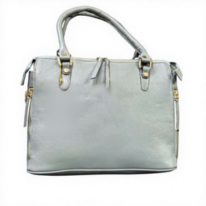 Pochette pour femme en cuir véritable personnalisée, fermeture éclair, imperméable, légère, pliable, grande capacité, élégante, sac à main décontracté - Product Image 4