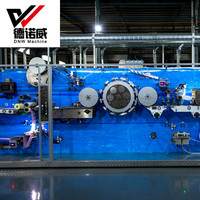 Ligne de production entièrement automatique à servomoteurs pour une usine de produits sanitaires pour adultes nouvellement créée