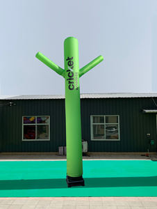 Divertido Bailarín de Aire con Forma de Olas, <span class=keywords><strong>Muñeco</strong></span> Inflable en Oferta, <span class=keywords><strong>Muñeco</strong></span> Inflable para Exteriores, Bailarín de Aire Inflable para Publicidad - Product Image 3