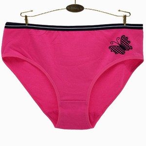 Papillon imprimé coton grande <span class=keywords><strong>taille</strong></span> européenne 2XL 3XL 4XL femmes slips culottes <span class=keywords><strong>sous</strong></span>-vêtements - Product Image 1