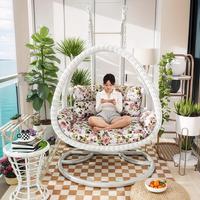 Fabricant de panier suspendu personnalisé pour l'extérieur panier suspendu en rotin unique pour les vacances et les loisirs avec balançoire pour balcon et maison
