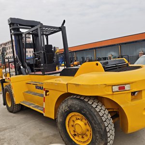 מלגזה משומשת מתוצרת יפן מדגם קומטסו FD250, קיבולת 25 טון, בעלת תו תקן CE, אחריות לשנה, מחיר בשנחאי, סין - Product Image 1