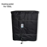 Couverture chauffante pour réservoir IBC, veste chauffante thermiquement isolée pour fût d'huile, couverture chauffante flexible pour baril à température réglable