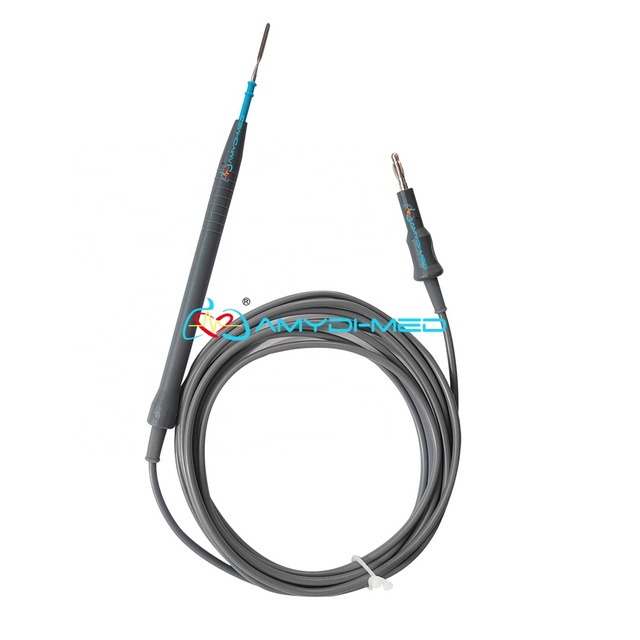 Reusable Medical Coagulation Cutting 4.0mm Banana Plug Esu Surgical Electrode Electrosurgical Pencil for Berchtold and Martin